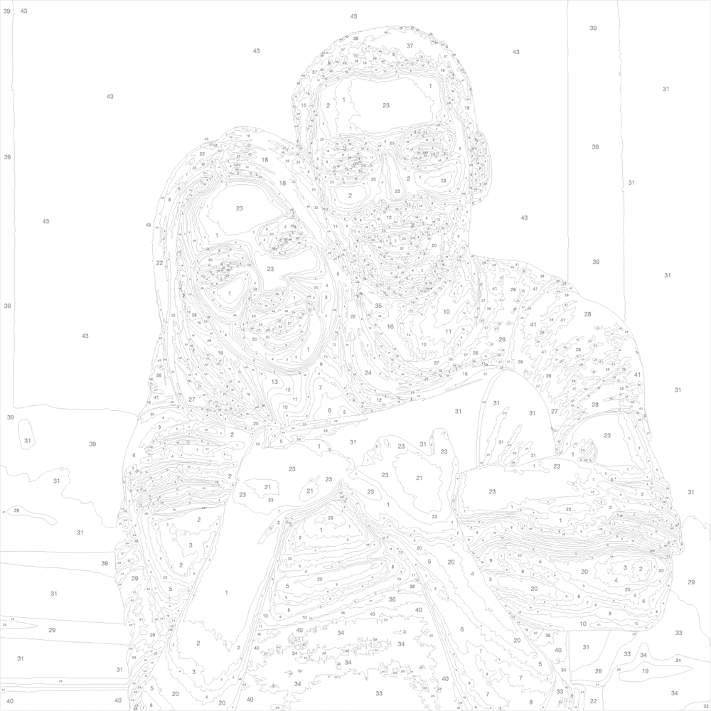 GIF file for Paint by Numbers-Browse the painting restoration process