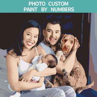 VATO Custom Paint by Numbers for Adults,No Frame,16" x 20"